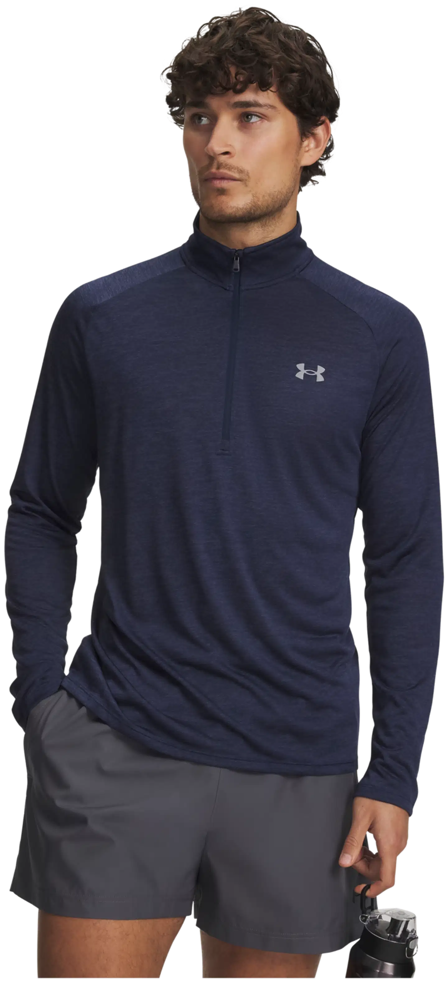 Under Armour miesten pitkähihainen treenipaita vetoketjukauluksella Tech 2.0 1/2 zip 1328495 - Academy - 3