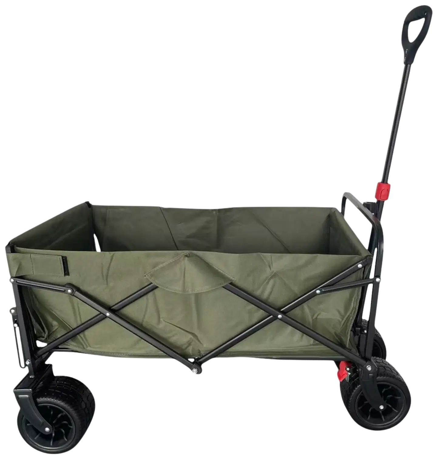 Fornorth puutarhakärry 115x61x105cm 100kg, oliivi - 1