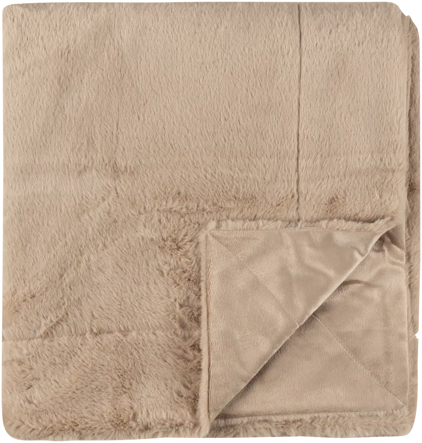 House huopa Faux Fur 130 x 170 cm beige - 2