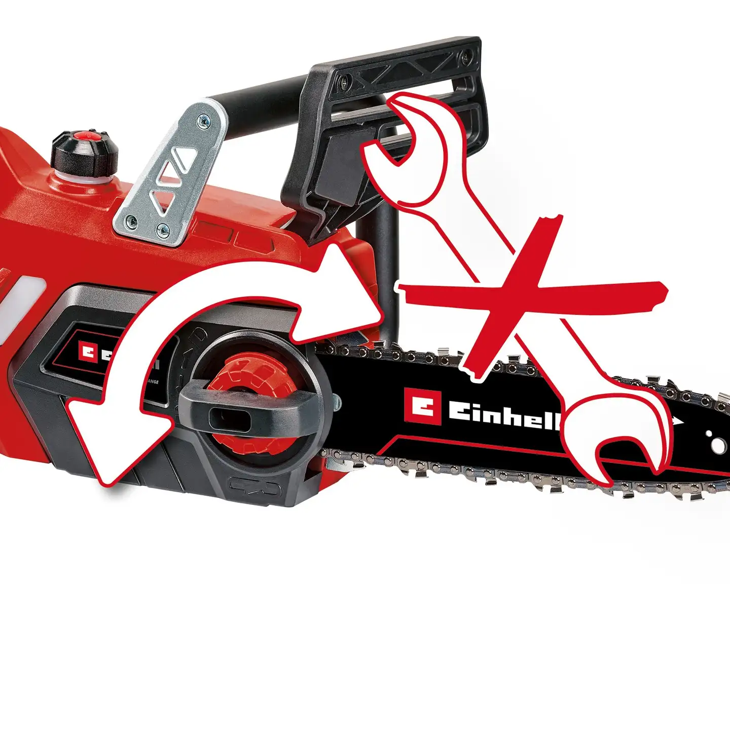 Einhell akkuketjusaha GE-LC 18/25 Li Kit 1 x 4,0 Ah - 6