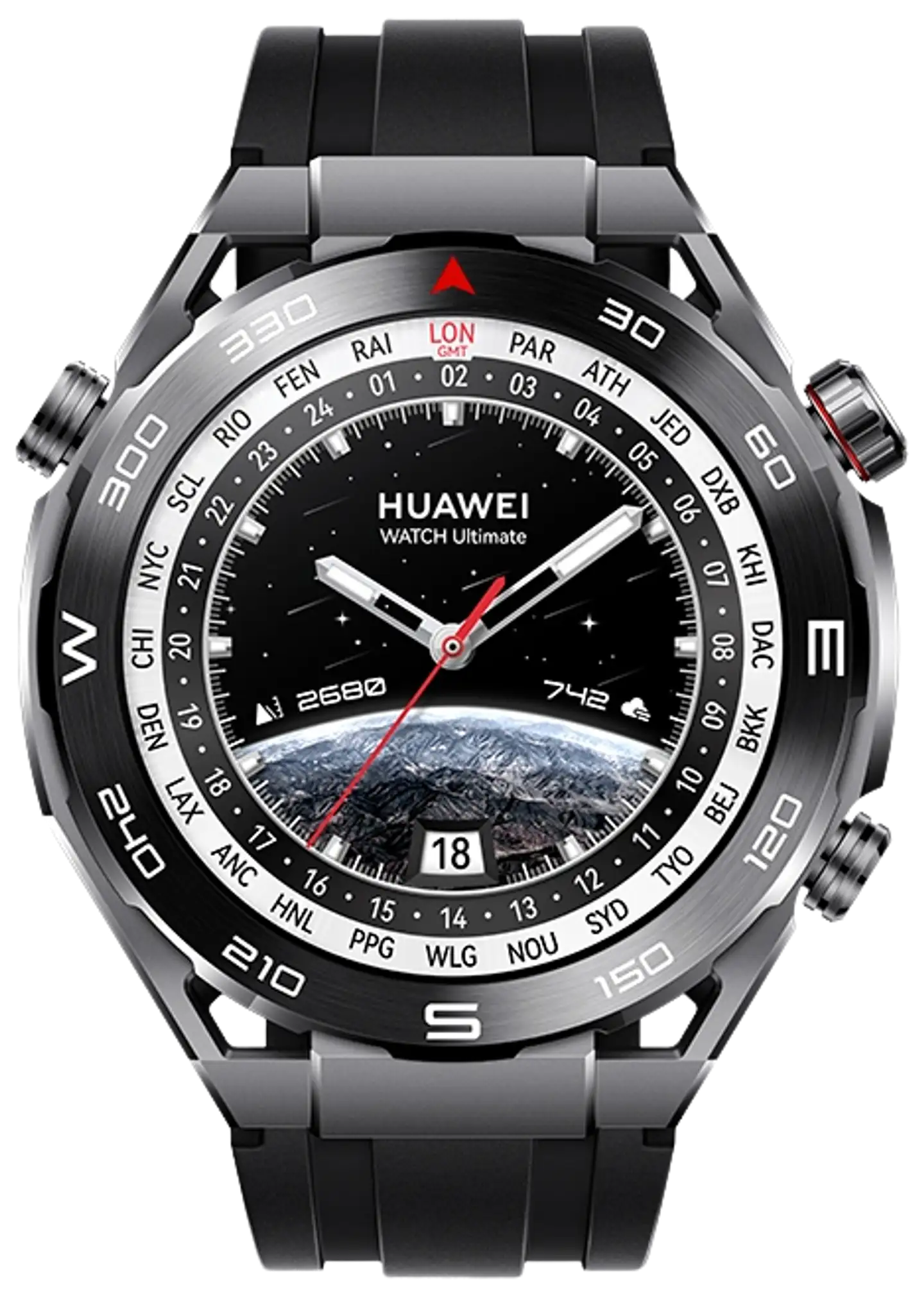 Huawei Watch Ultimate älykello musta - 1