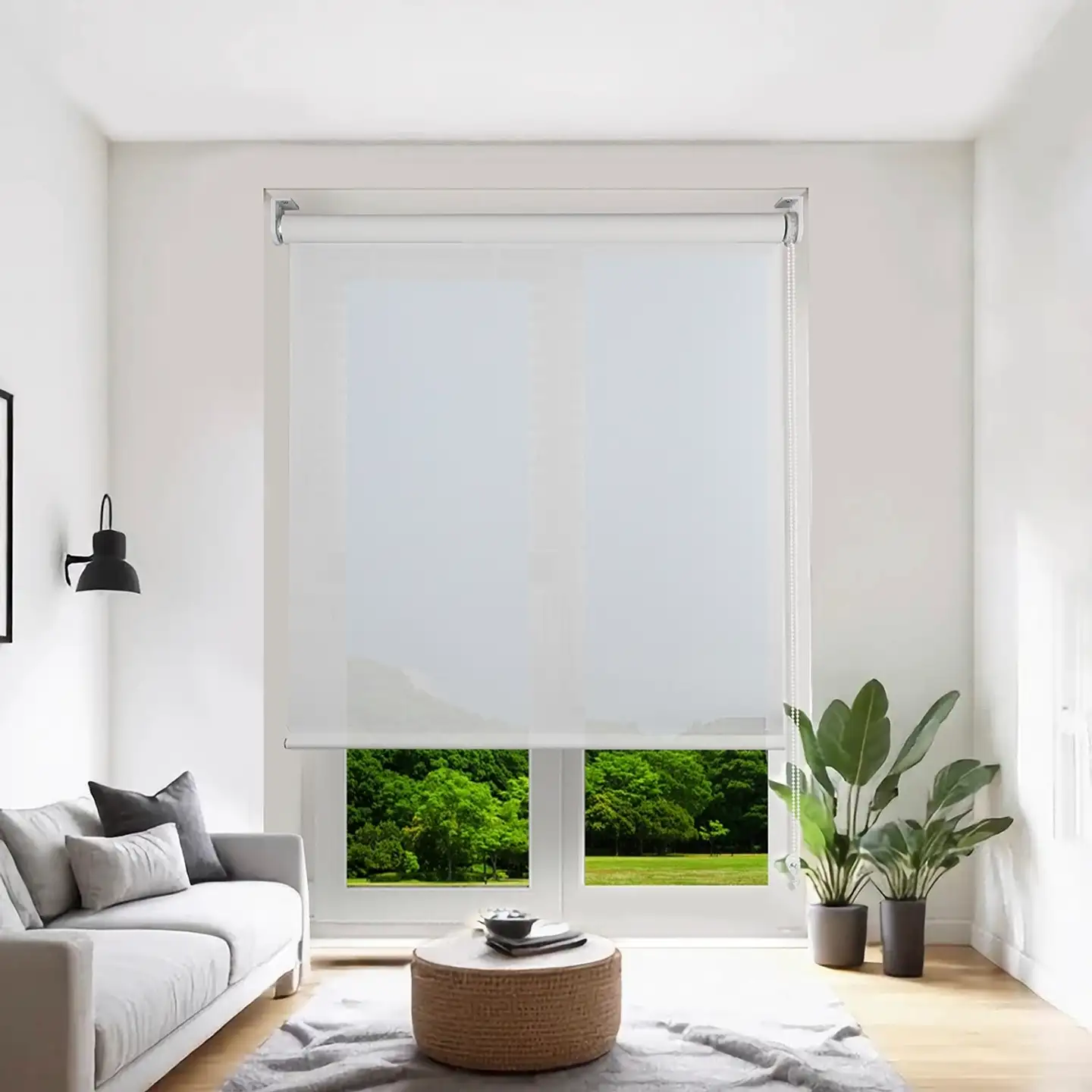 Ihanin screen rullaverho valkoinen 70x185cm - 5