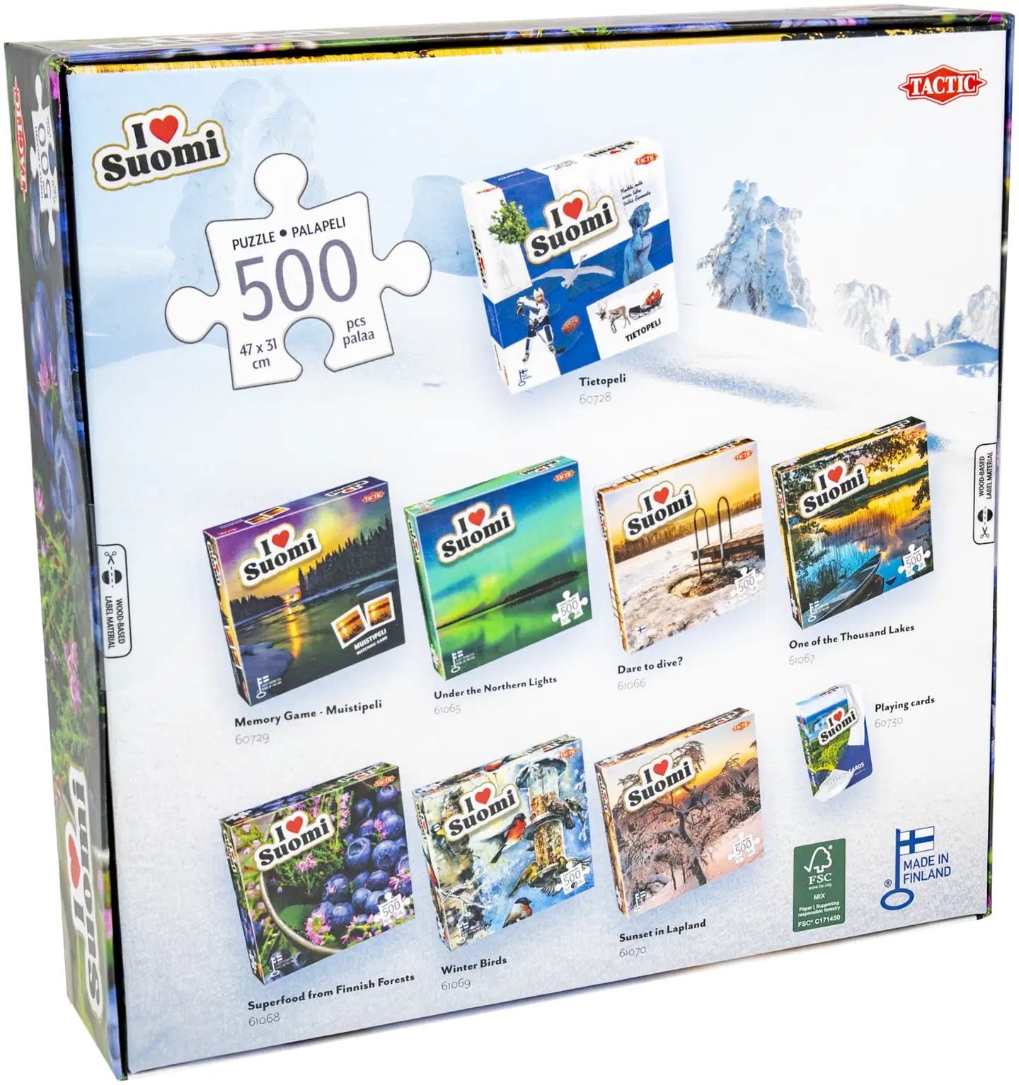Tactic Palapeli I love Suomi Superfood from Finnish Forests 500 palaa - 5