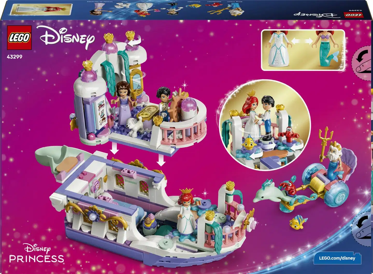 LEGO® Disney Princess 43299 Arielin kuninkaallinen häävene - 4