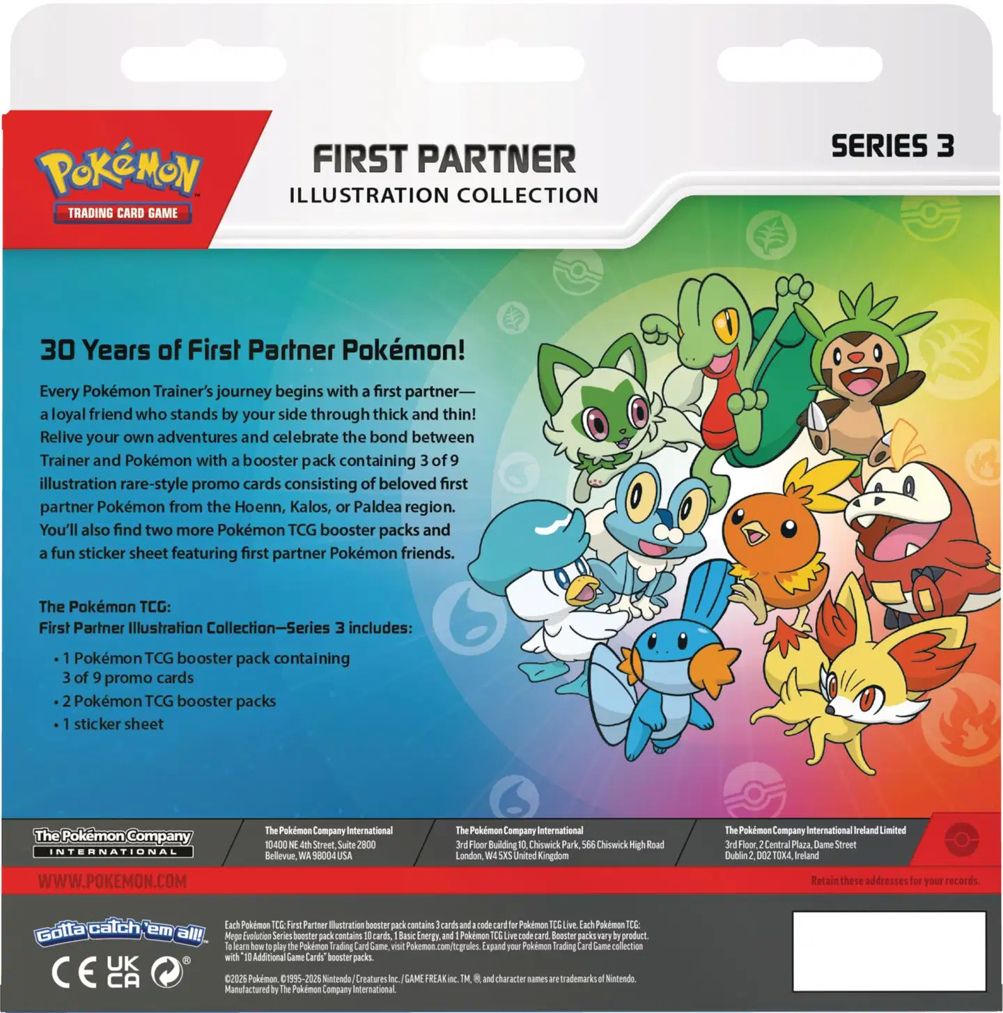 Poke First Partner Collection Box 3 7/8 - 6