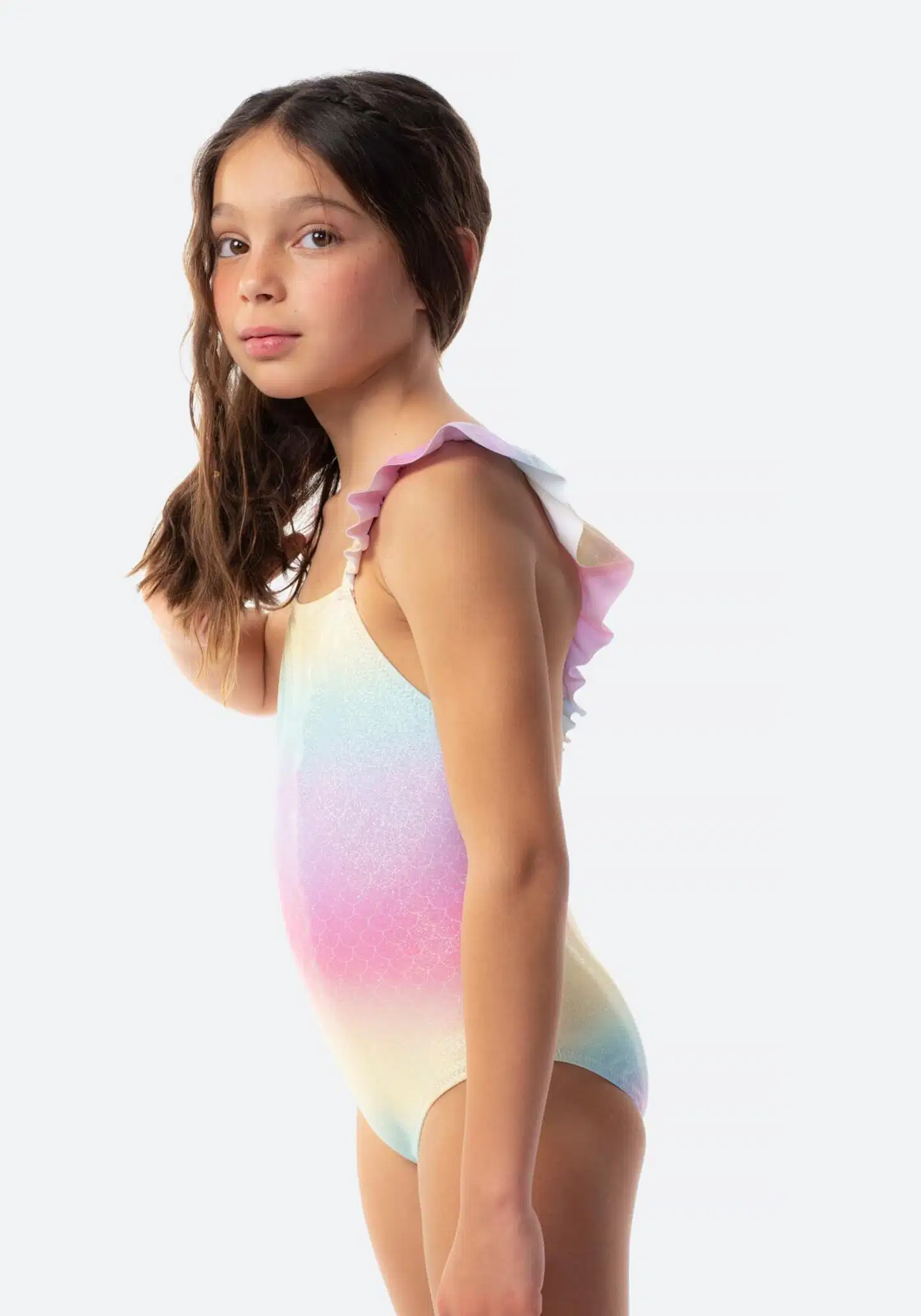 TEX lasten uimapuku glitter I276491 - Fuchsia - 4