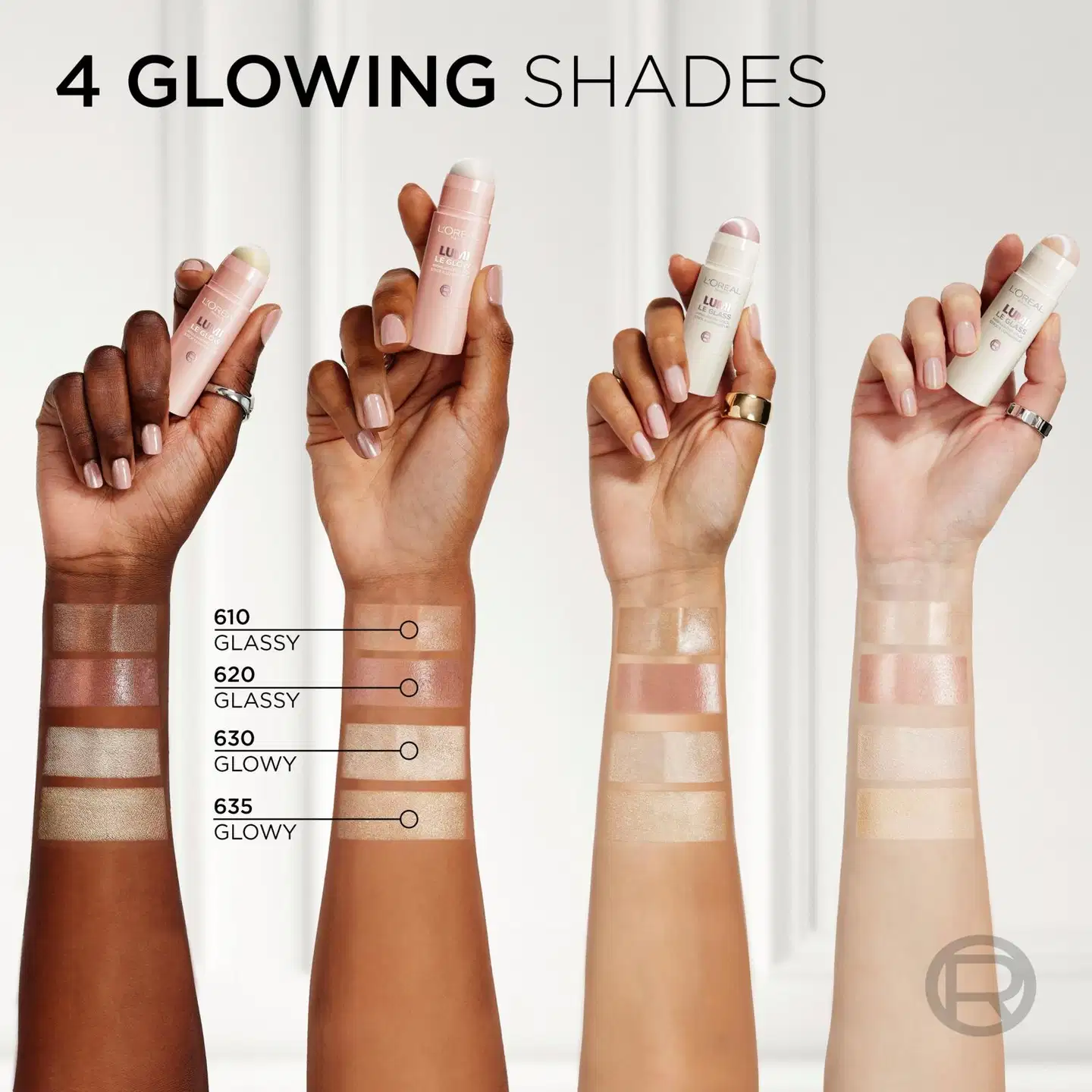L'Oréal Paris Lumi Le Glass 610 Glassy Pearl Éclat korostuspuuteri 5 g - Glassy Pearl Éclat - 5