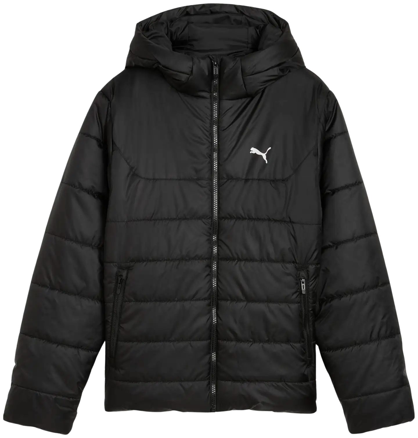 Puma lasten toppatakki Ess Hooded Padded 685226 01 - PUMA Black