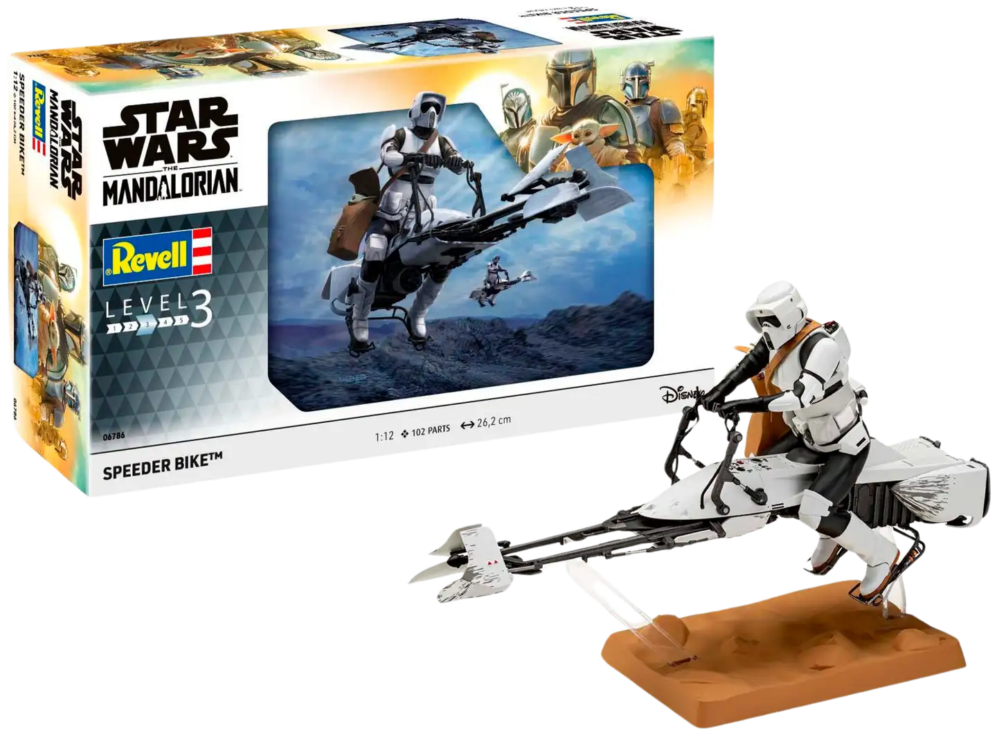 Star Wars Mandalorian bike model kit - 1