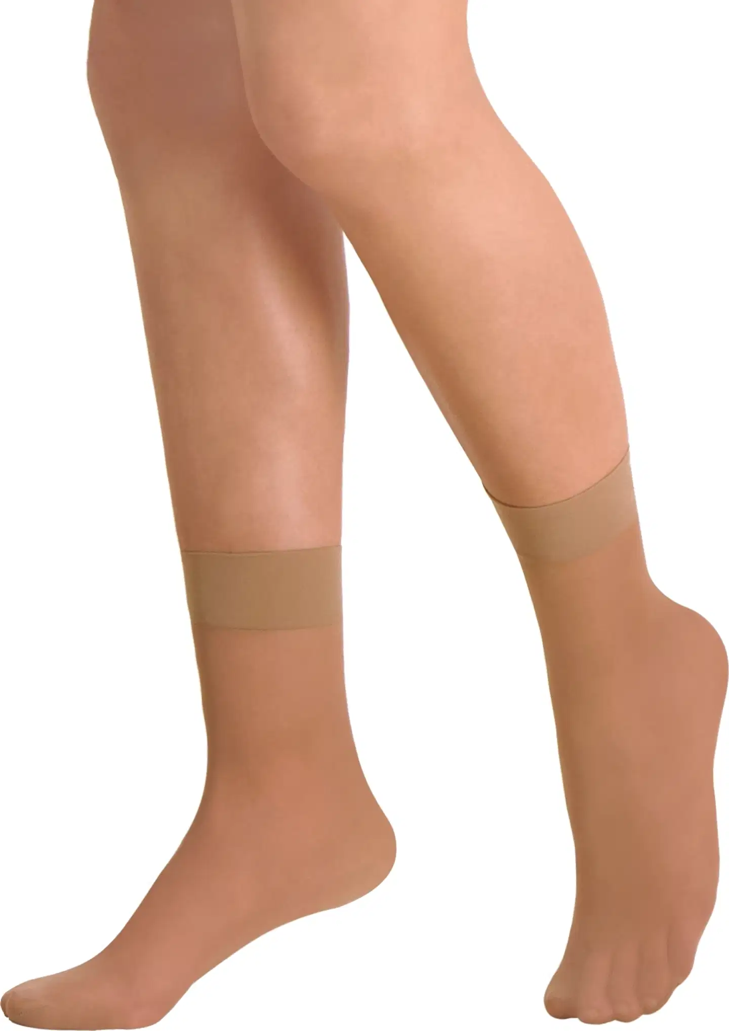Norlyn naisten nilkkasukat comfy 2-pack 20 den Powder, koko 36-41 - Powder - 2