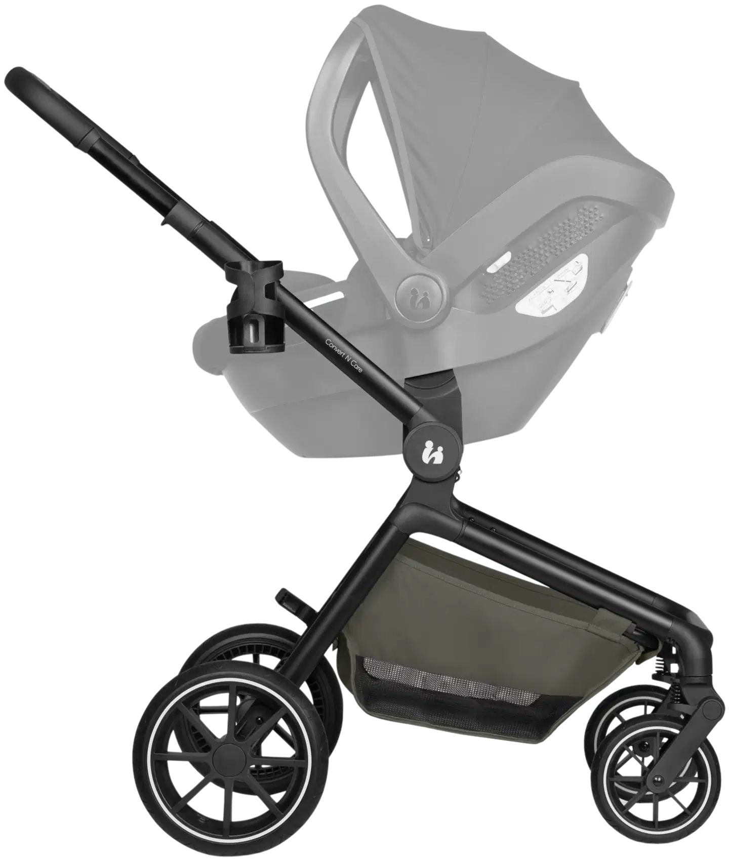 Hauck rattaat Convert N Care oliivi - 7