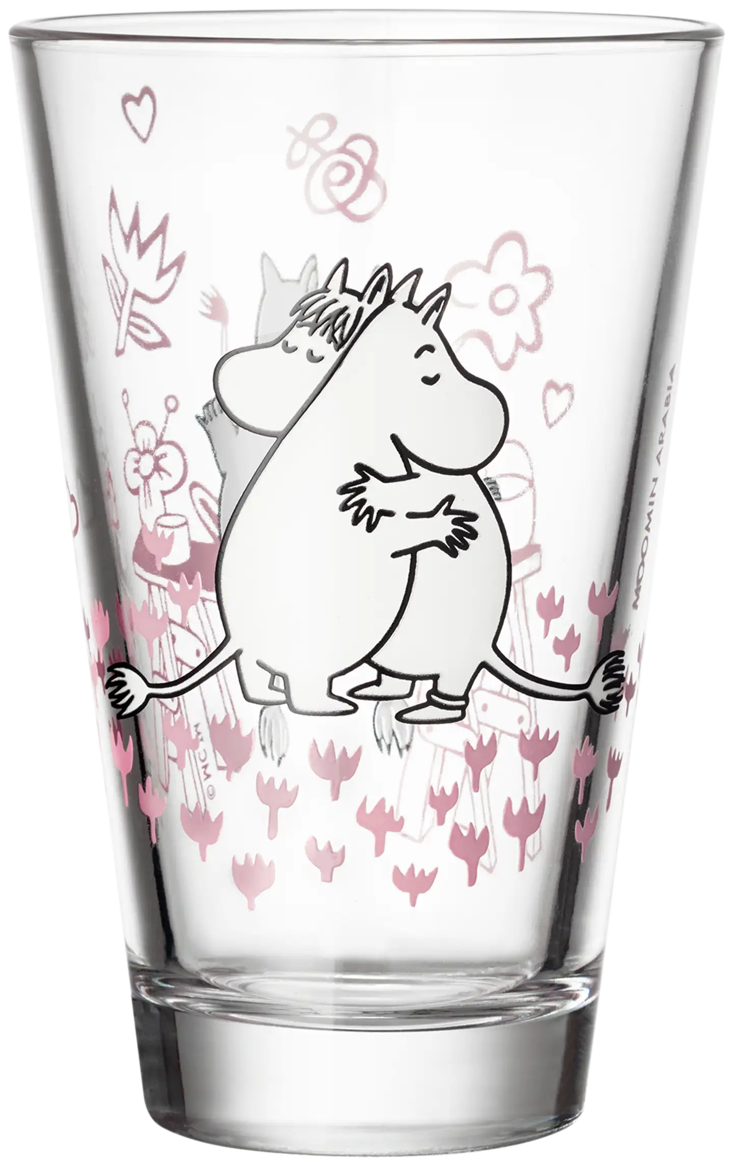 Moomin Arabia Muumi juomalasi Rakkaus 30cl  2kpl - 1
