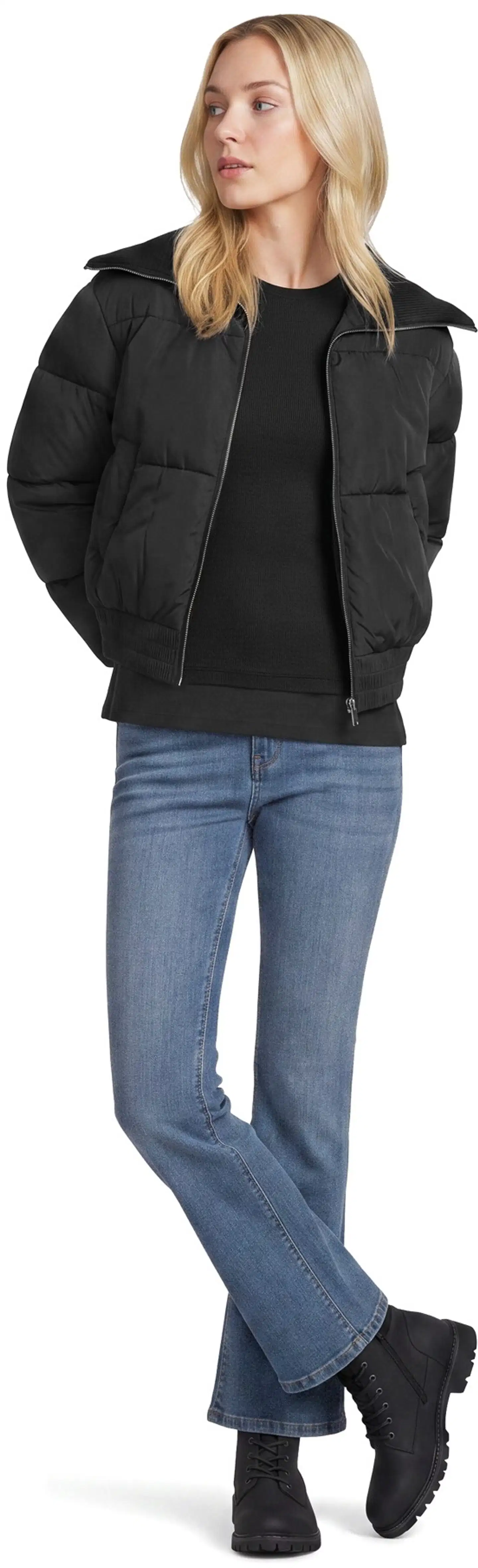 WKLY. naisten toppatakki 225W312665 - Black - 4