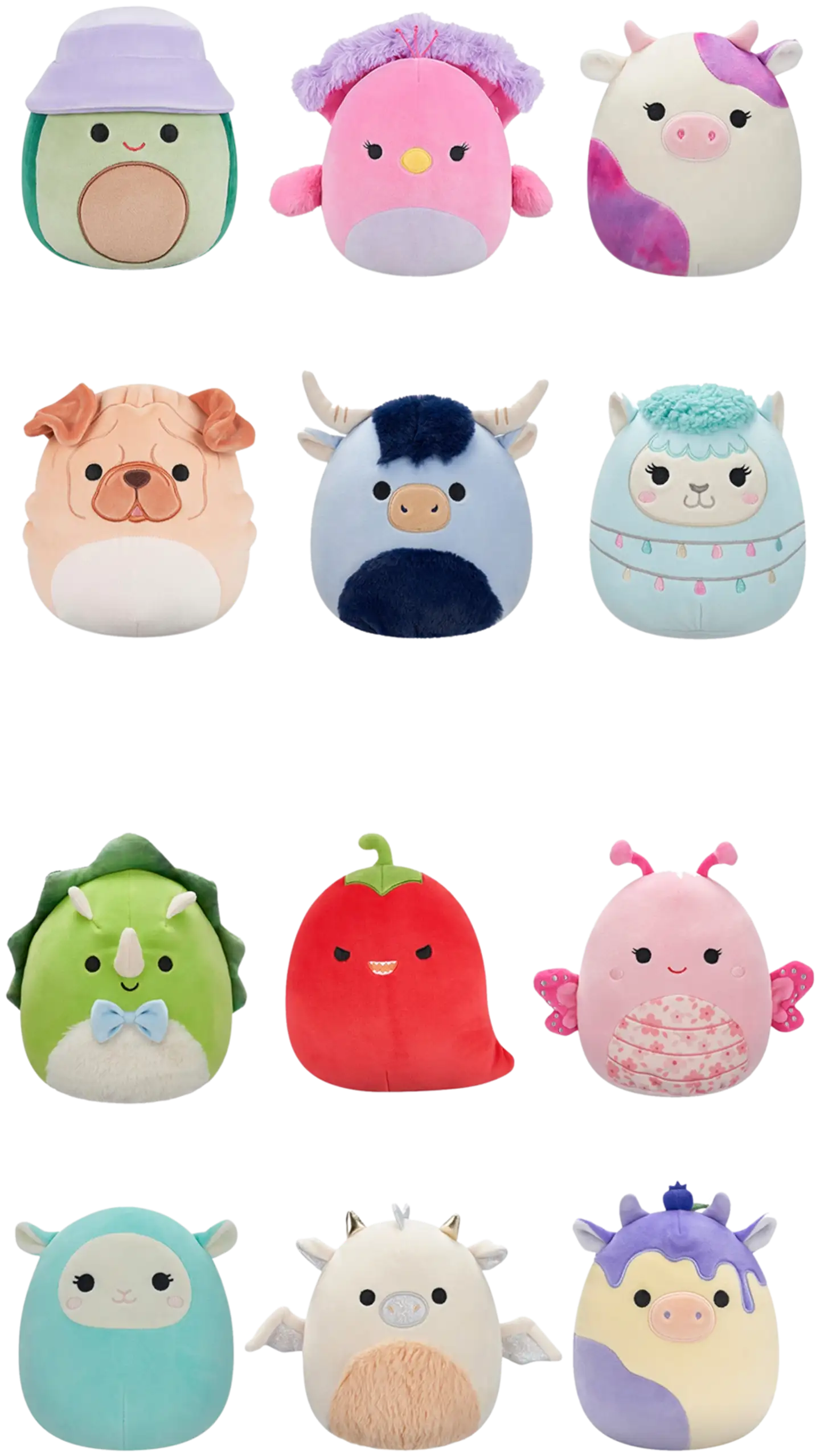 Squishmallows 19 cm P22 pehmo A ja C - 1