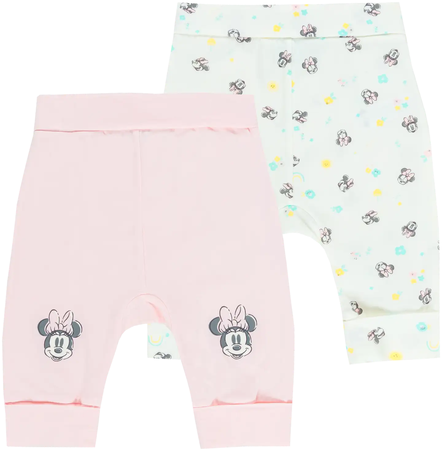 TEX BABY vauvojen trikoohousut  Minni 2-pack - pink - 1