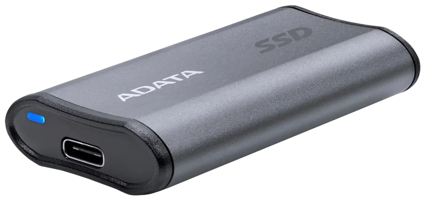 ADATA SE880 ulkoinen SSD-kiintolevy, 500 GB, harmaa (USB Type-C) - 1