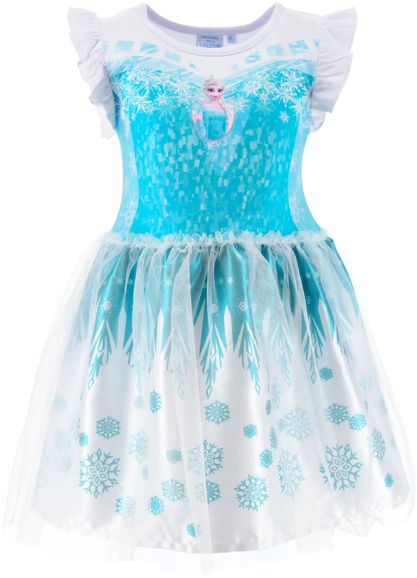 Lasten Frozen mekko,laadukas kangas - Blue - 1