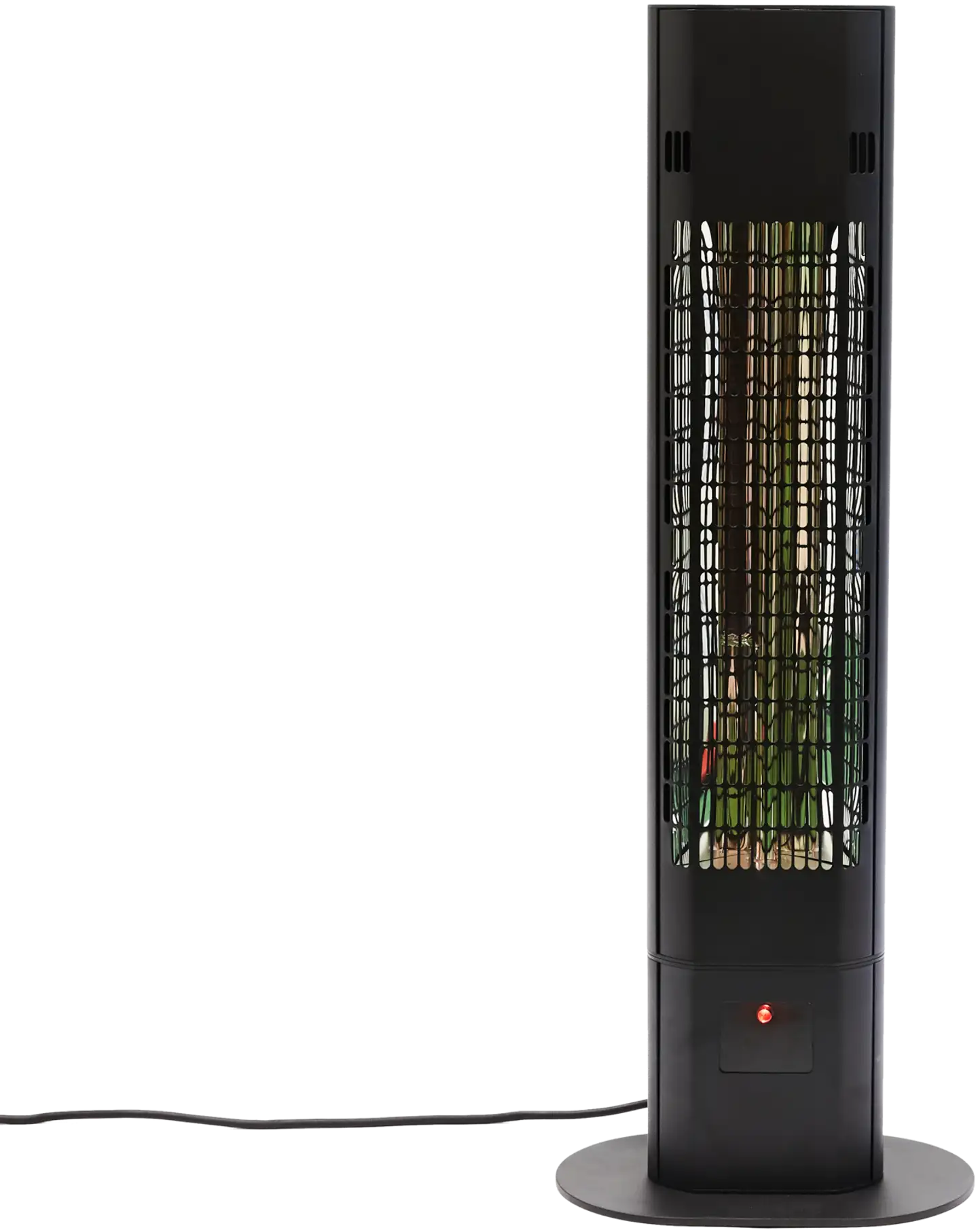 HORTUS Terassilämmitin 1800W lattiamalli, kaukosäädin, soft touch, musta - 3