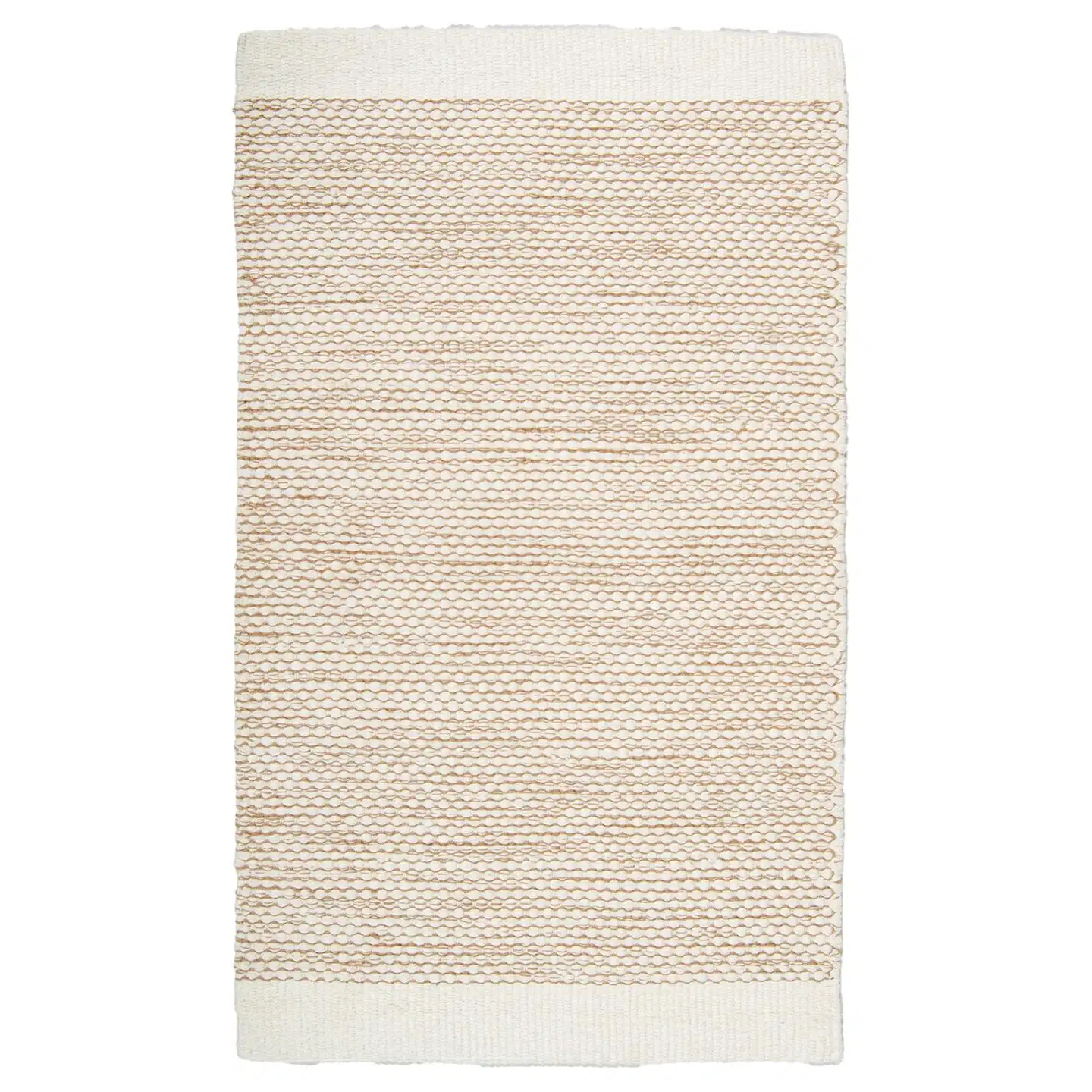 NOKOHOME puuvillamatto Pouta 160x230 cm luonnonvalkoinen - 1