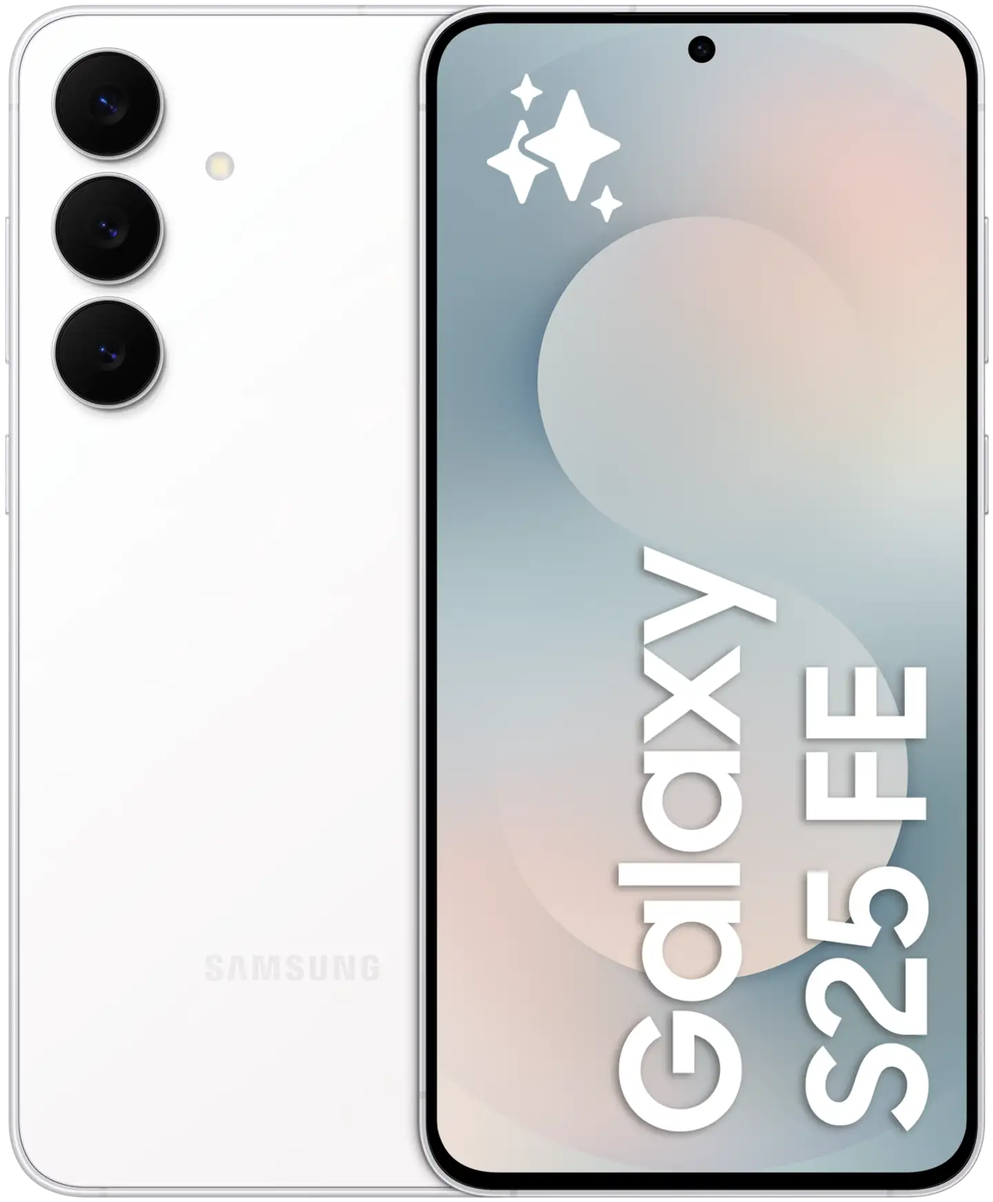 Samsung älypuhelin S25 FE 128 GB valkoinen - 1