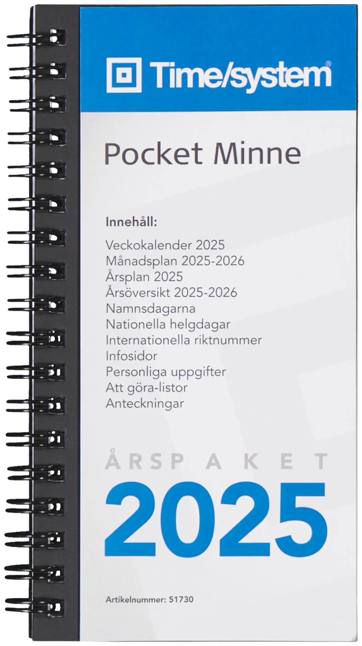 Pocket Minne Årspaket 2025 ruotsinkielinen vuosipaketti - 1