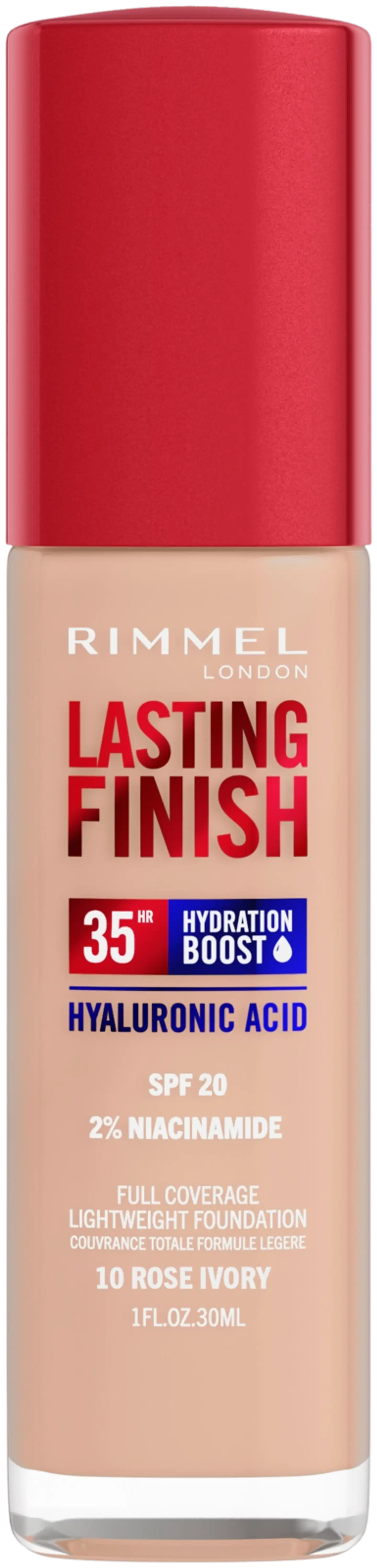 Rimmel Lasting Finish 35H Foundation meikkivoide 30ml, 203 True Beige - Rose Ivory