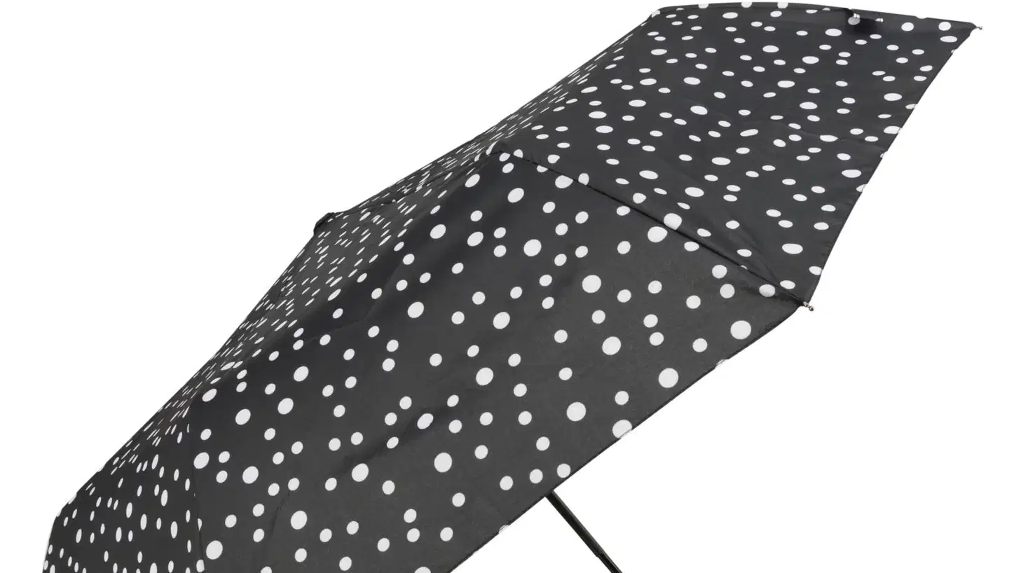 House sateenvarjo puoliautomaattisella mekanismilla 206H302111 - blk-white dots