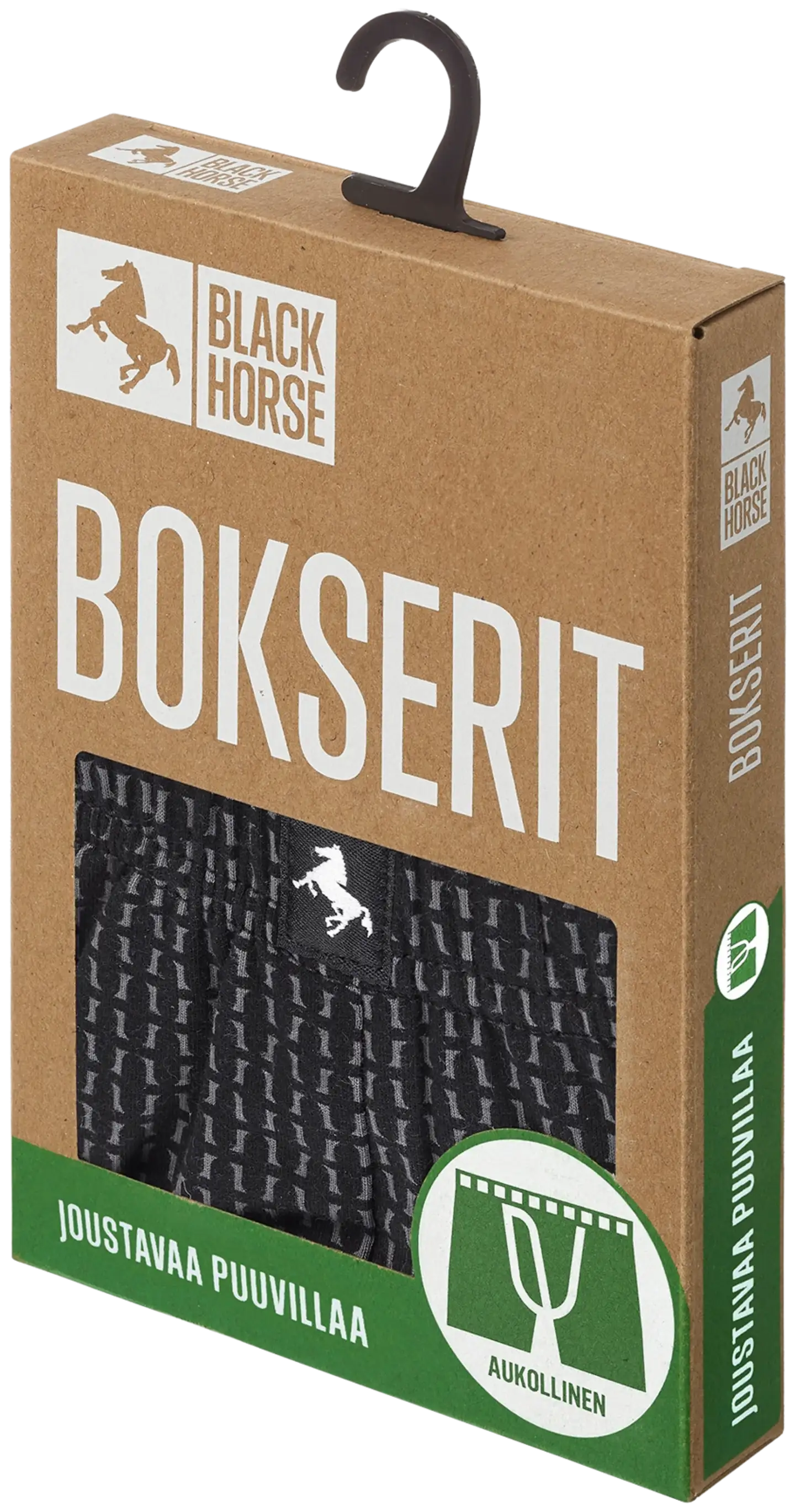 Black Horse miesten Erkki bokserit I159 - BLACK - 4