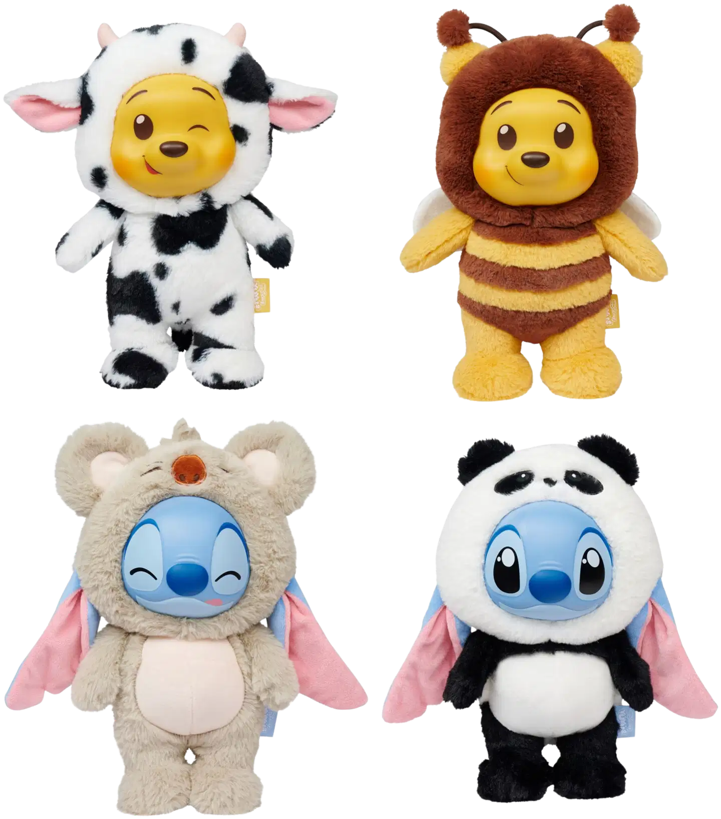 Simba Walt Disney YuYus Stitch tai Nalle Puh, maskottipehmo, 28 cm - 1