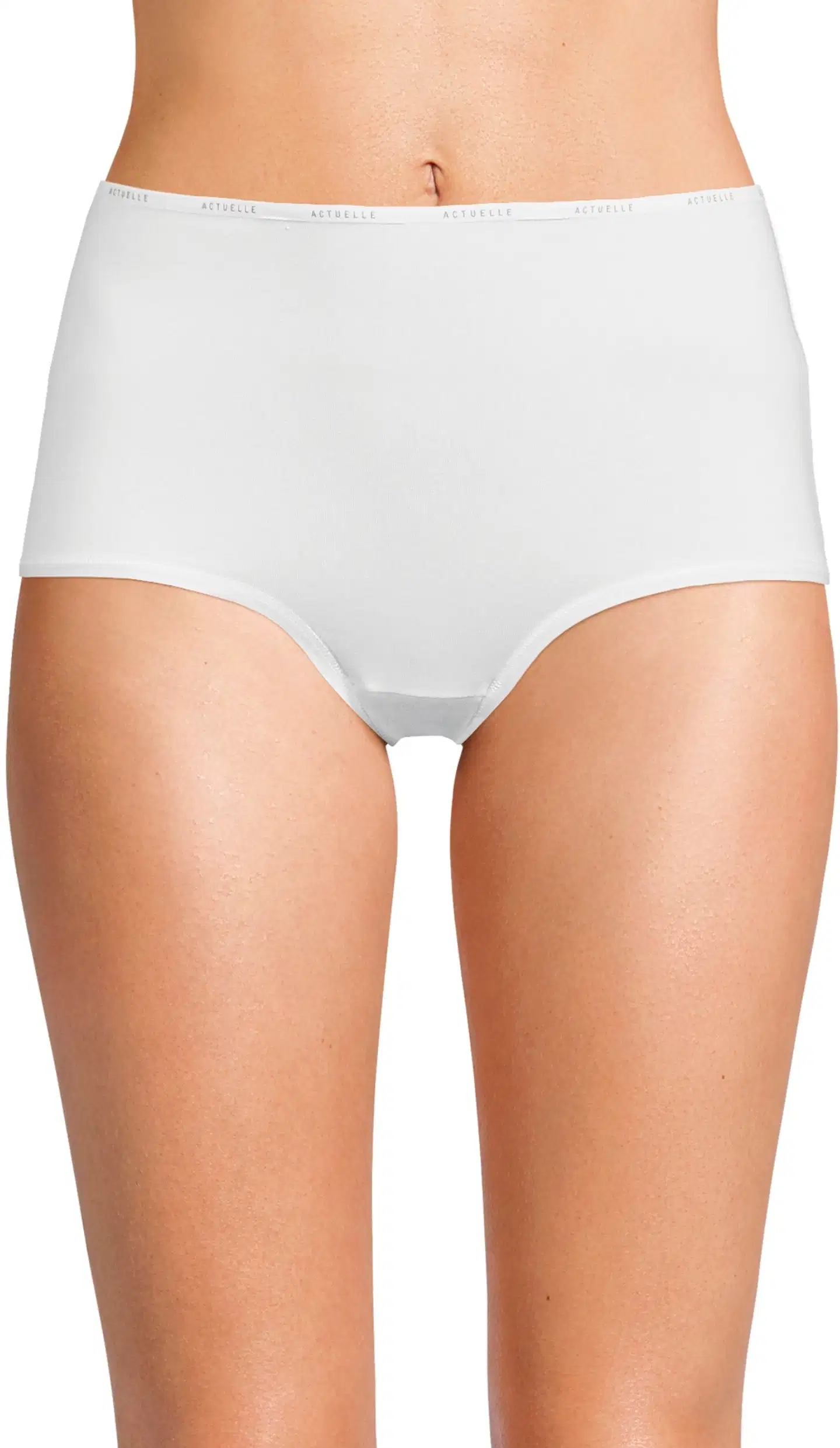 Actuelle naisten alushousut Maxi Basic 2-pack - Valkoinen - 2