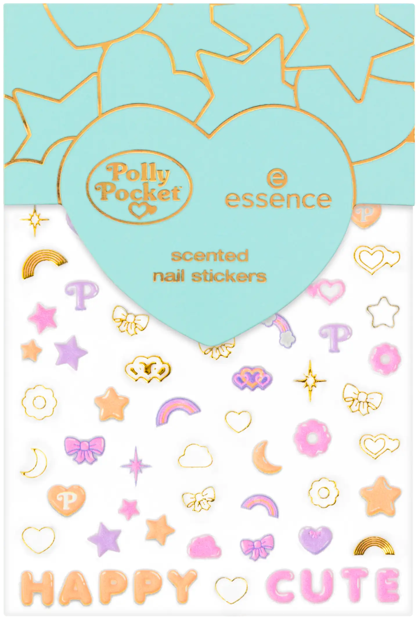 essence Polly Pocket scented nail stickers 01 Believe In The Little Things! 70 st - 1