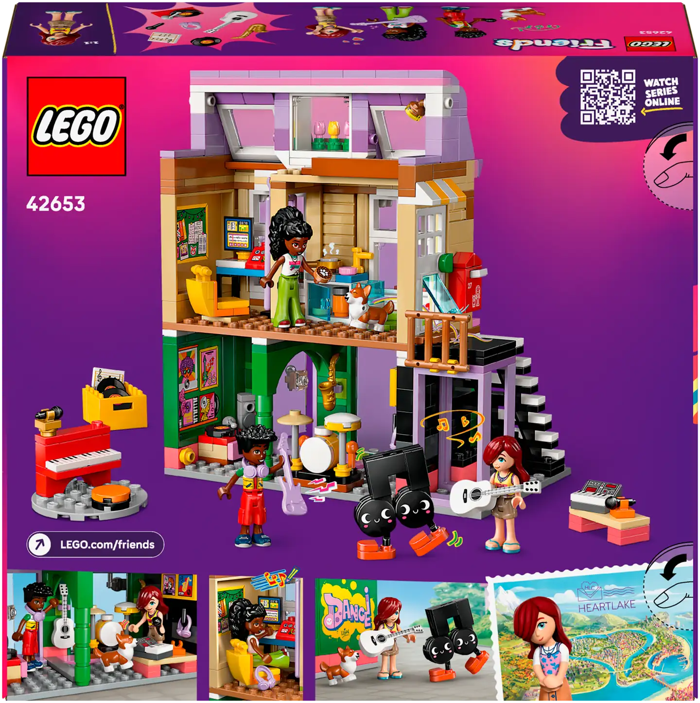LEGO® Friends 42653 Musiikkikauppa ja asunto - 3