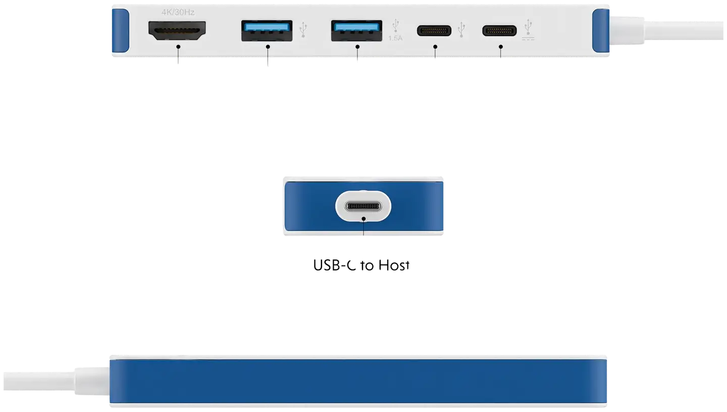 Targus HyperDrive Flex 5 Port USB-C Hub - 2
