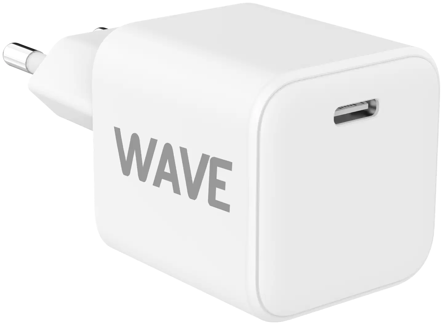 Wave 100 W pikalataava GaN -verkkolaturi, 1 x USB Type-C, valkoinen - 1