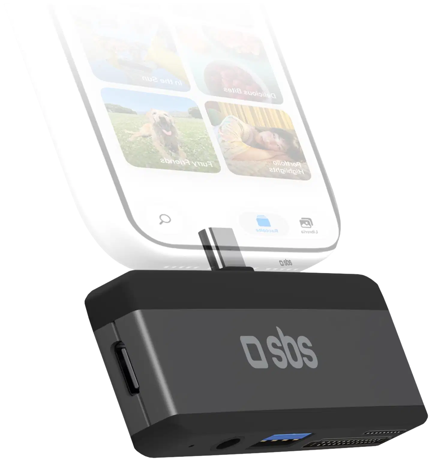 SBS 5-in-1 USB‑C-adapteri puhelimelle ja kannettavalle - 1