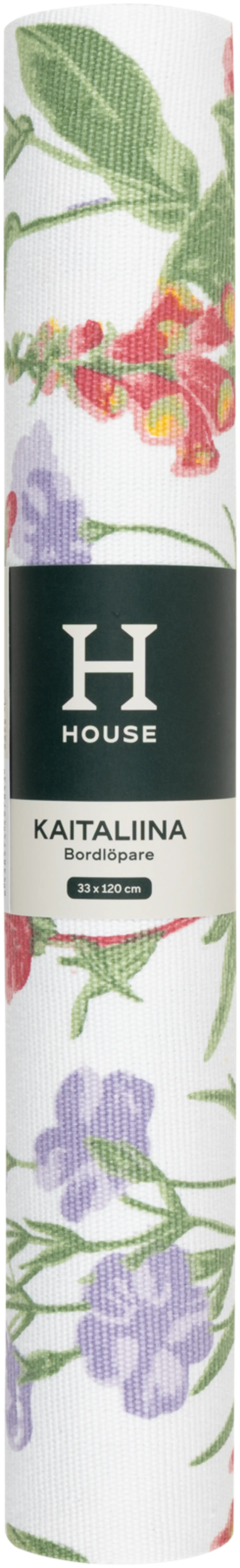 House kaitaliina Wild floral 33x120 cm vihreä - 2