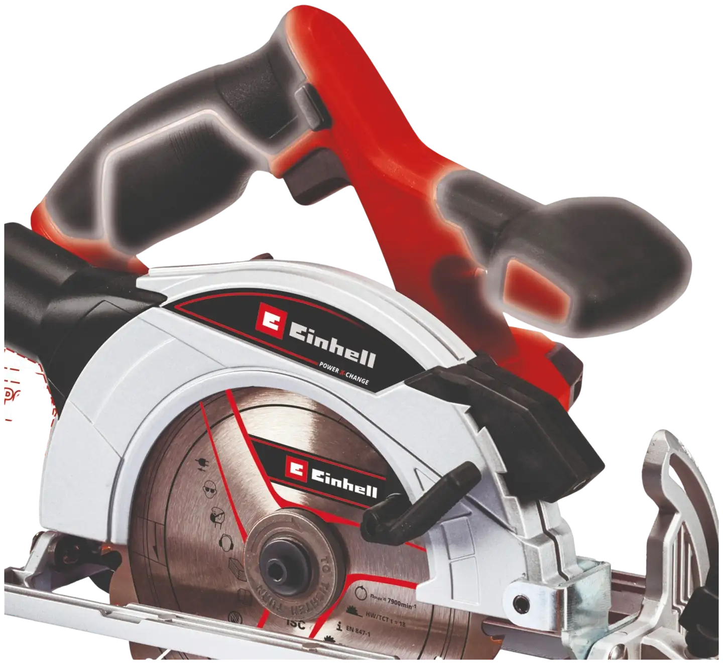 Einhell akkukäsisirkkeli TE-CS 18/165-1 Li - Solo - 4