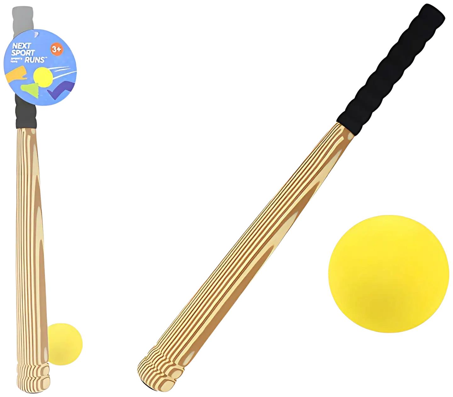 Next Sport Runs EVA baseballmaila ja pallo 66 cm