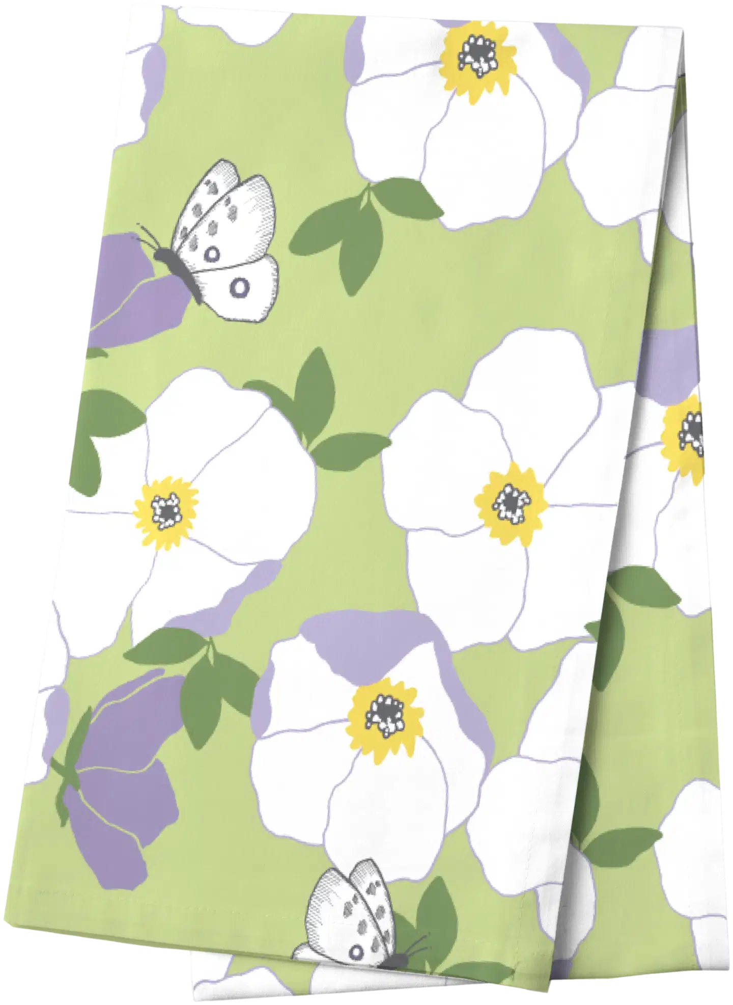 Finlayson kaitaliina Ruusa v.vihr/v.lila 40x140