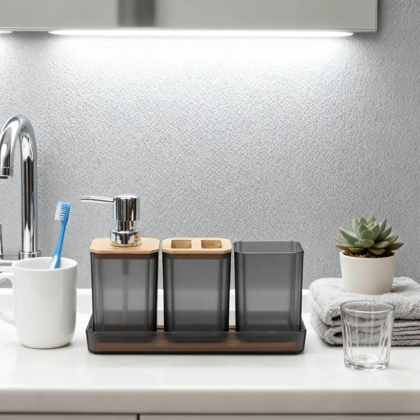 House kylpyhuonetarvikesetti 4 osaa - 4