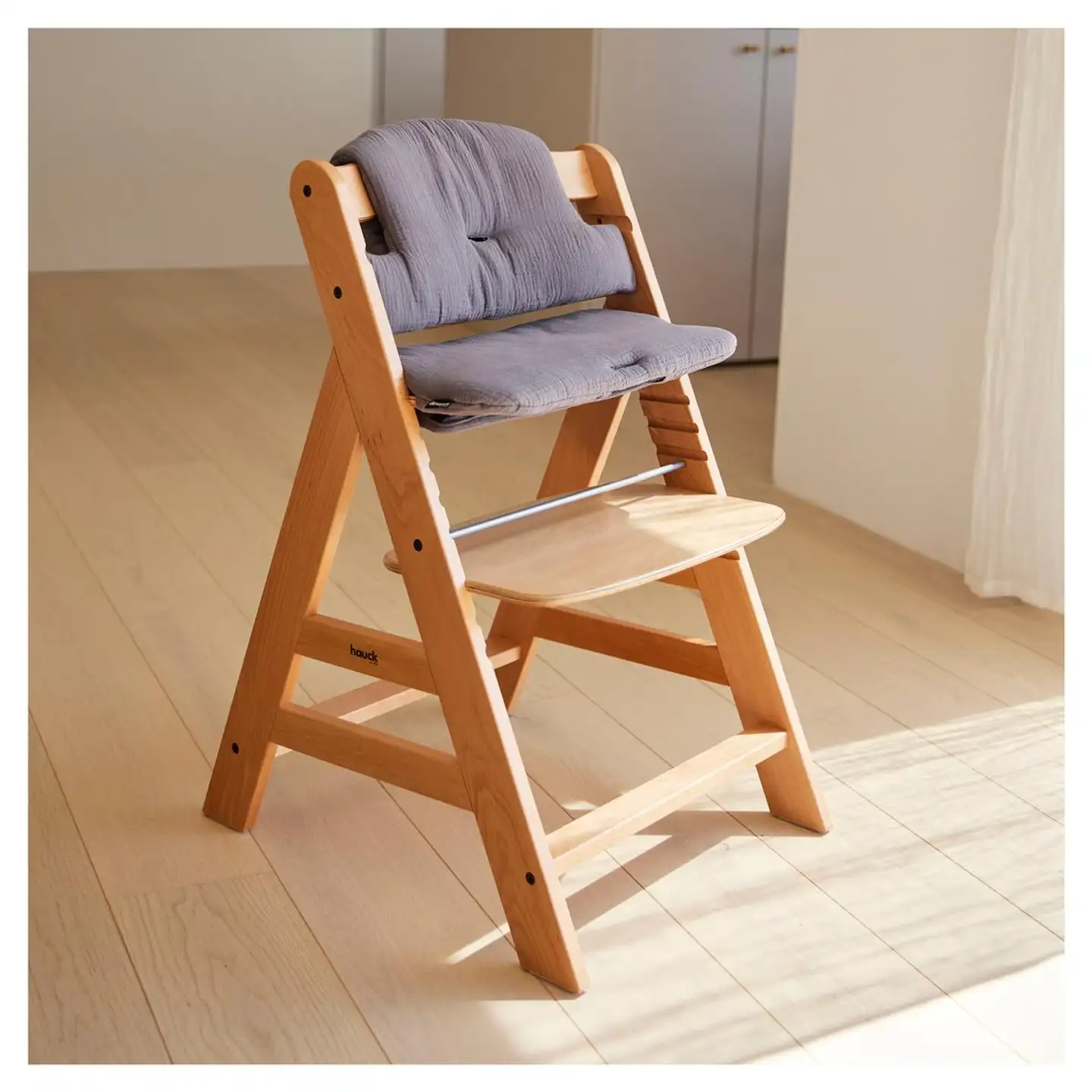 Hauck pehmustesetti syöttötuoliin Highchair Pad tummanharmaa - 22