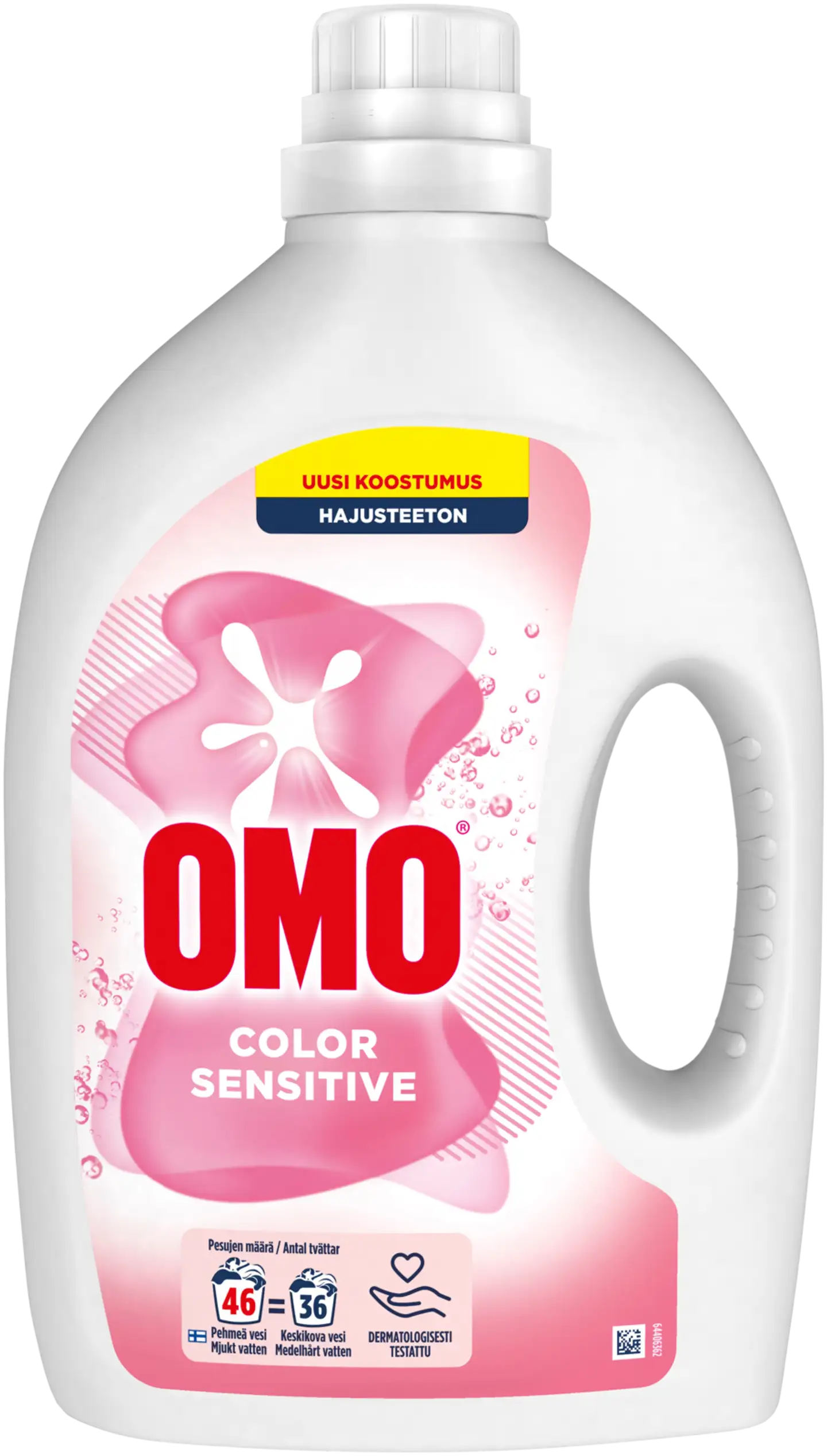 Omo Color Sensitive Nestemäinen pyykinpesuaine Hajusteeton 1.84 L 46 pesua