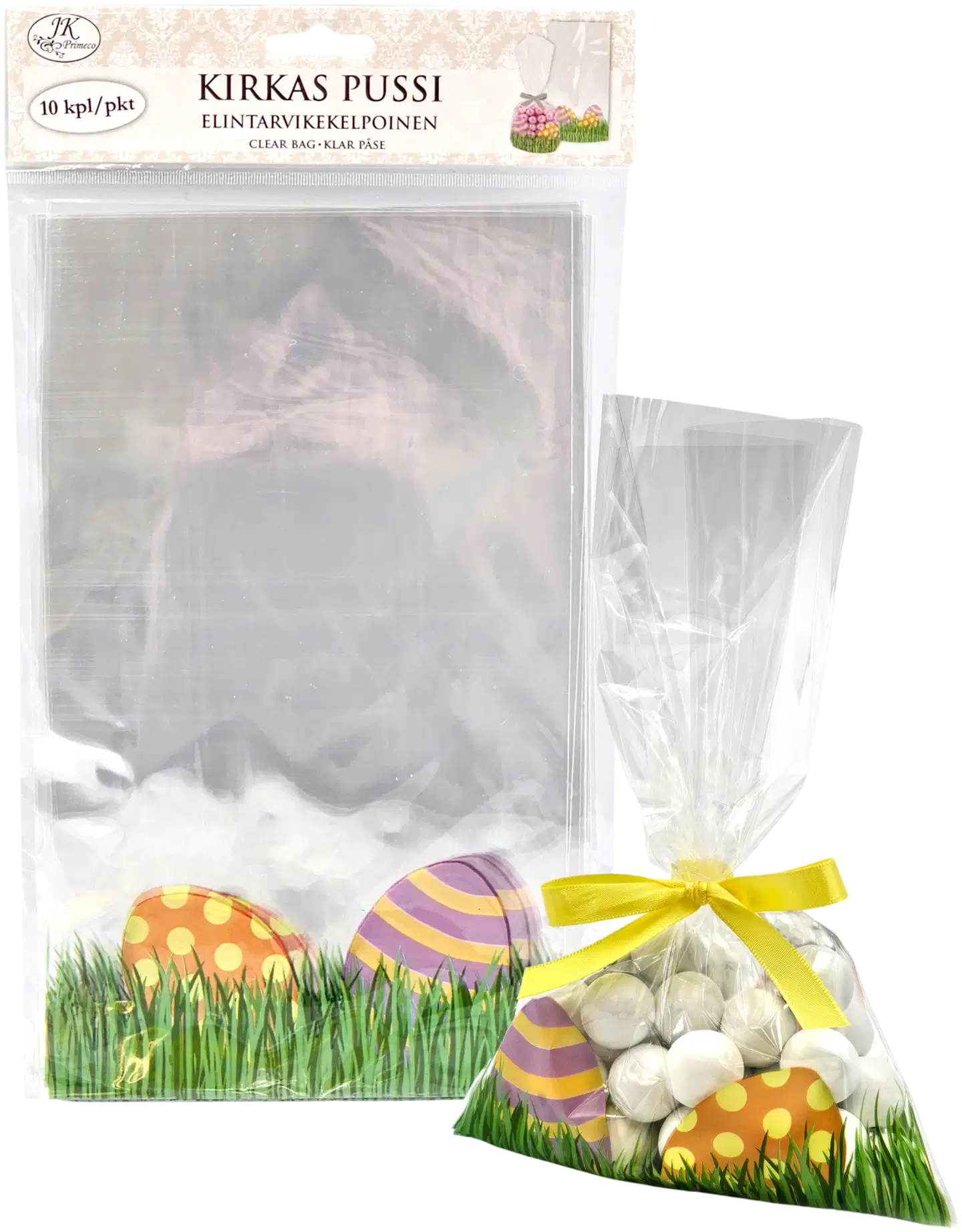J.K. Primeco kirkas pussi Pääsiäismunat 10kpl