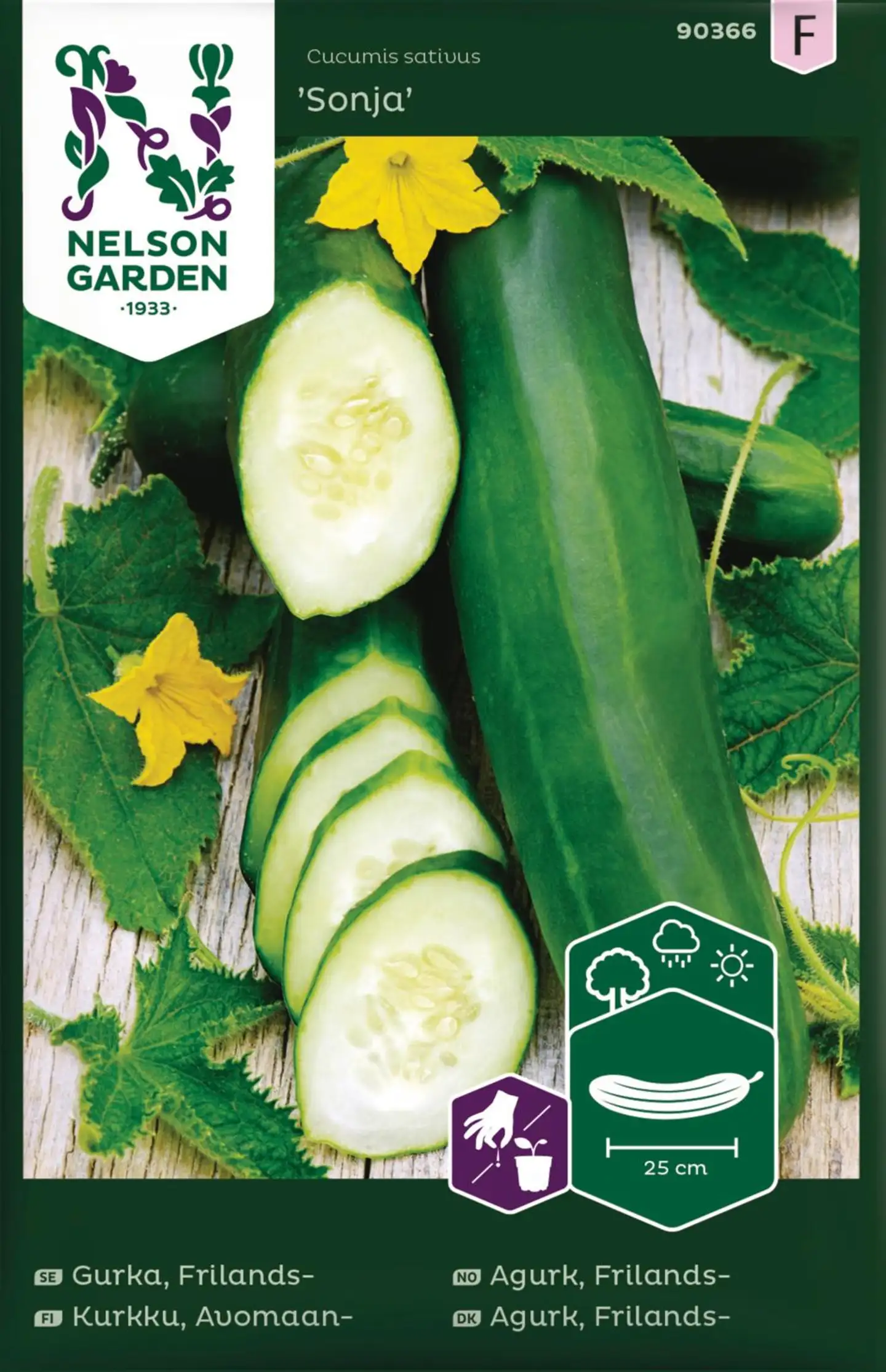 Nelson Garden Kurkku, Avomaan-, Sonja