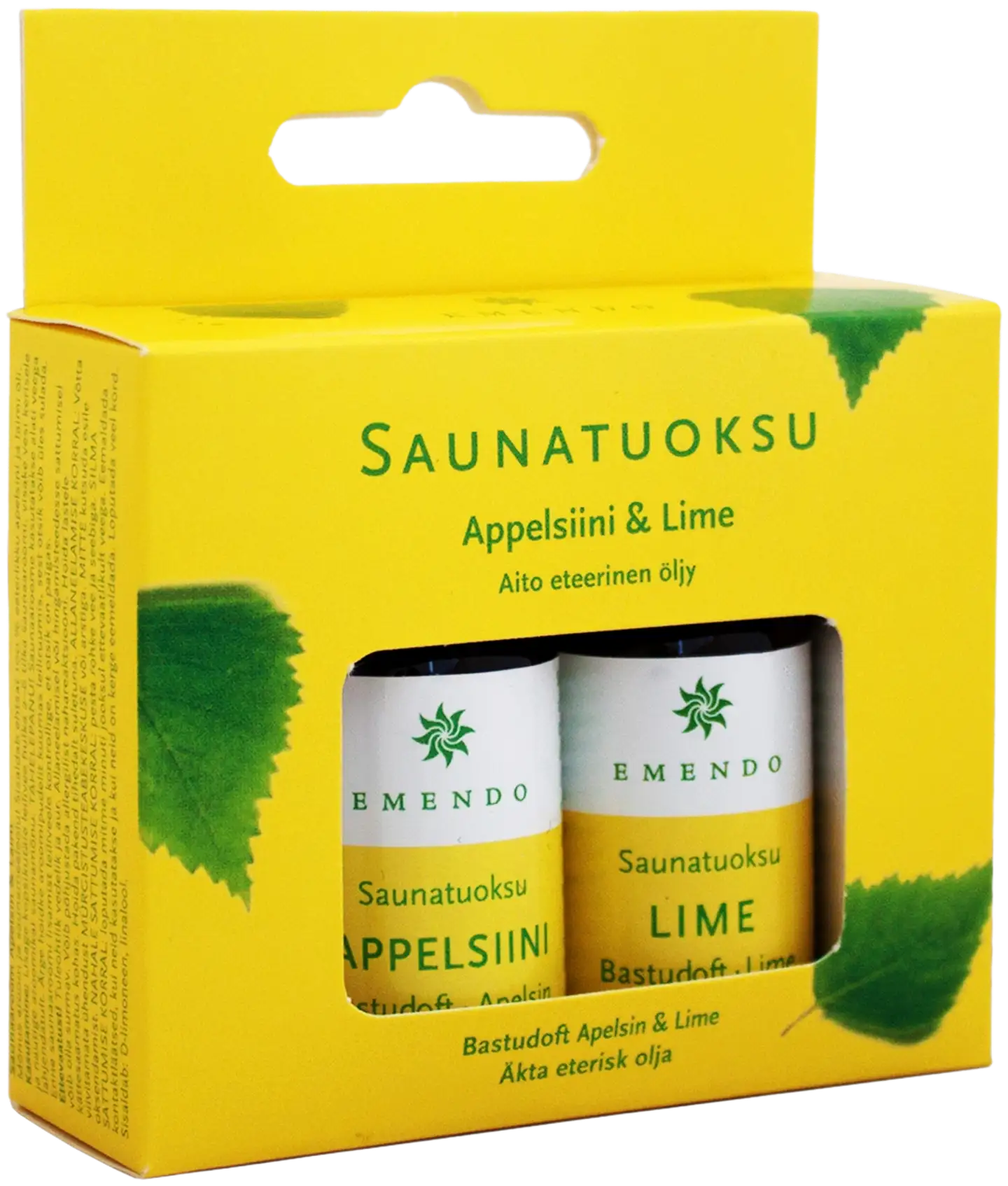 Emendo 2x10ml saunatuoksut appelsiini ja lime - 1