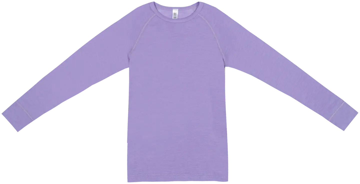 House lasten pitkähihainen aluspaita merinovillasekoitetta 230H332530 - 15-3817tcx lavender - 1