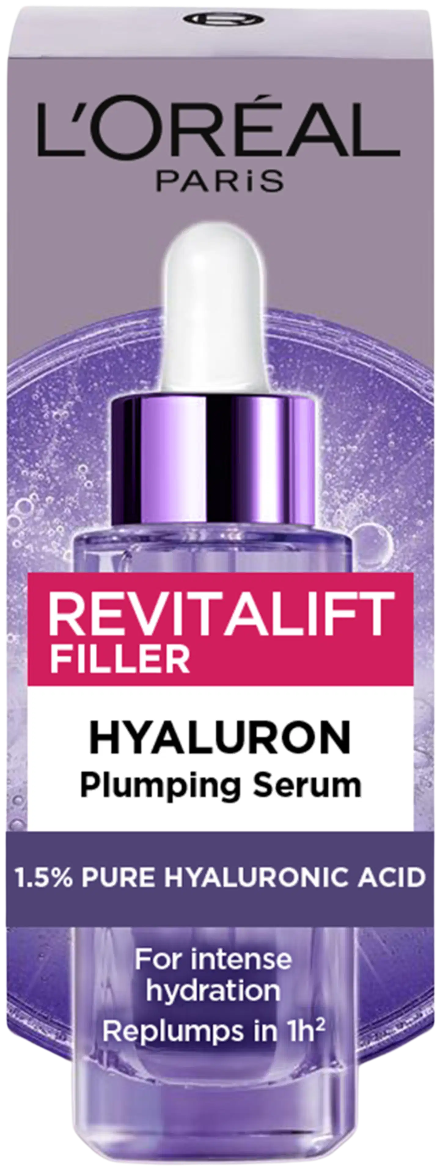 L'Oréal Paris Revitalift Filler 1,5% puhdasta hyaluronihappoa sisältävä seerumi ryppyjä vastaan 30ml - 2