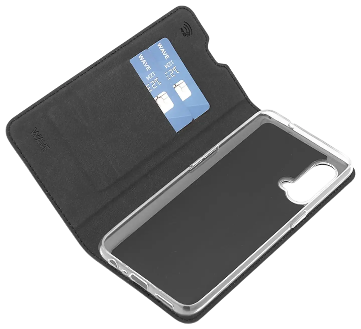 Wave Book Case, OnePlus Nord CE 5G, Musta - 4