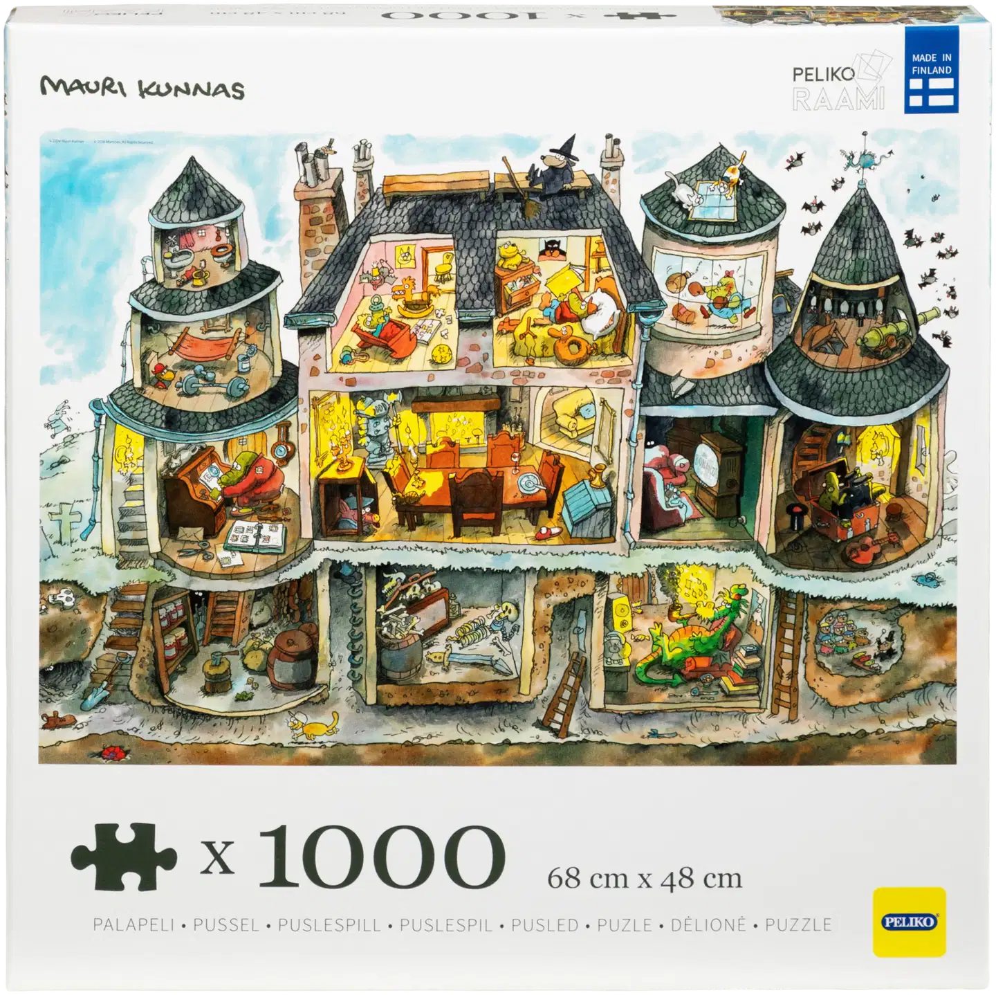 Peliko Mauri Kunnas palapeli 1000 palaa Vampyyrivaari - 2