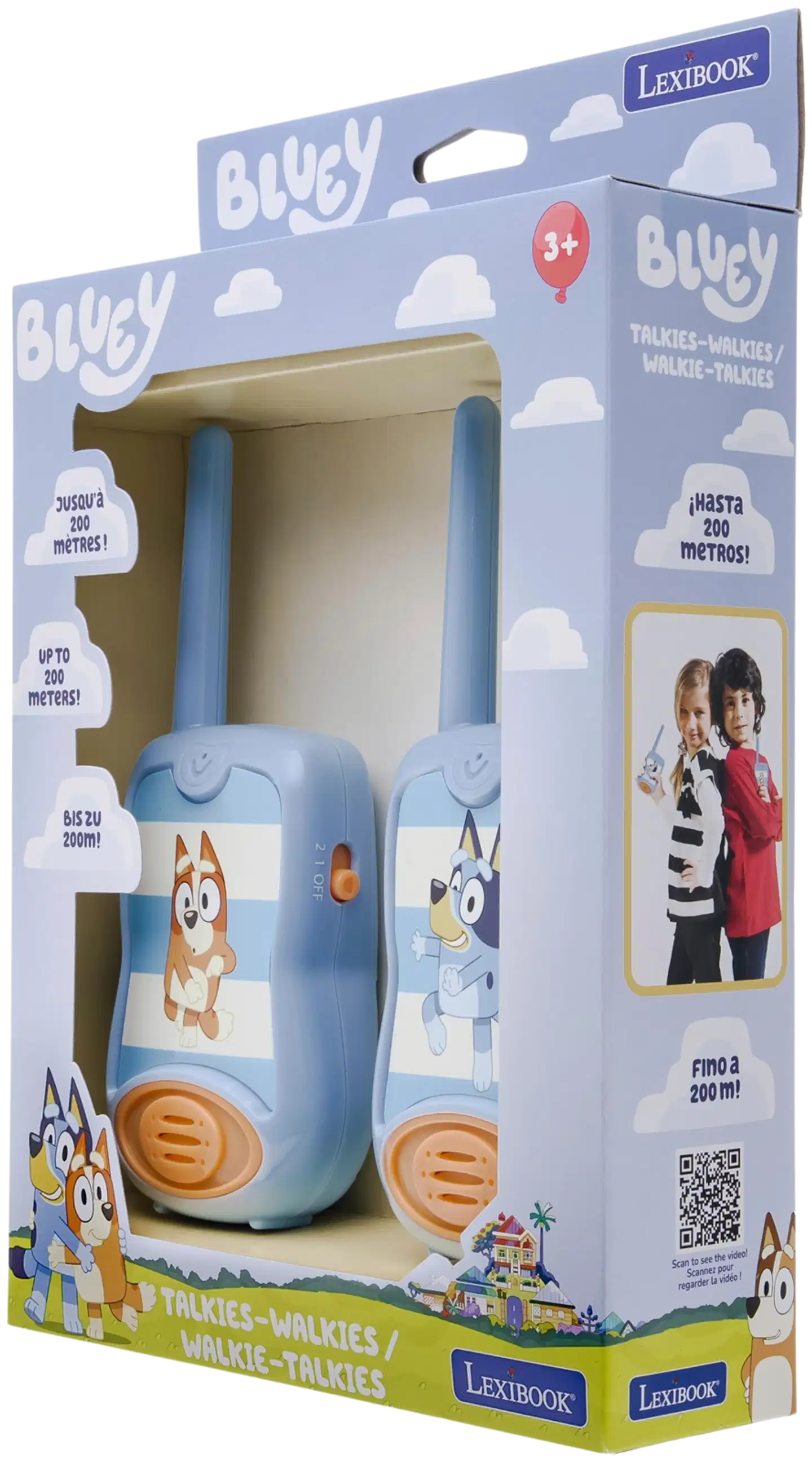 Bluey-radiopuhelimet jopa 200 m - 4
